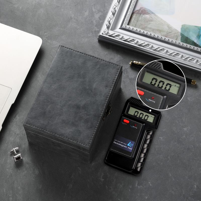 Retro Große Faraday-Box für Autoschlüssel und Handy – Diebstahlschutz, Magnetfeldschutz, RFID-Abschirmung