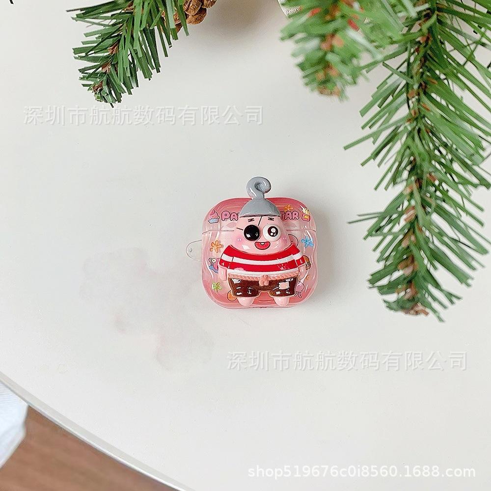 ONE PIECE Patrick Star for airpodspro1st generation Bluetooth headset case 1st generation Apple 1st generation protective case