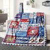 Home Baseball Fashion Blanket Used For Home Decor Gift Perfect For Home Blankets Suitable For Living Room Bedroom Decoration Ideal As Birthday T66