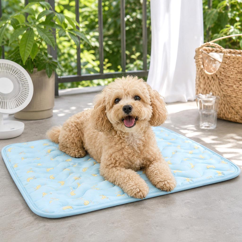 Pet Bed Ice Silk for Dogs Cats Small Medium Breeds Summer Comfort Pad