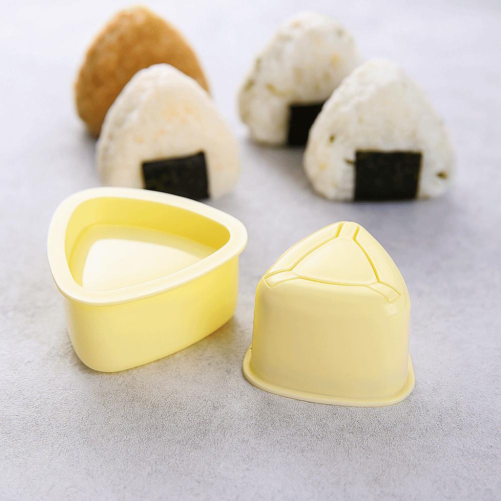 3Pcs/Set Triangular DIY Sushi Mold Plastic Rice Ball Mold Practical Baby Rice Molds Kitchen