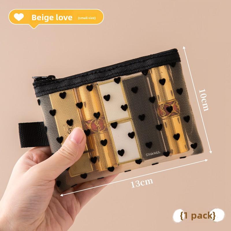 

Сетчатая косметичка, Сумка для пополнения помады, Мини-сумка, Портативное хранение