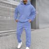 2025 European & American Autumn/Winter Plus Velvet Fashion Hoodie Set: Casual Loose Fit, Long Sleeve & Hooded