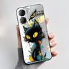 Custodia per Telefono Per ZTE Nubia Neo 3 5G Z2464N Custodia Estetica Moda Gatto Carino Cartone Animato Nero Morbido TPU Silicone Copertura Protettiva Completa