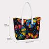 Colorful Artistic Pattern Casual Tote Bag for Daily Travel Shopping