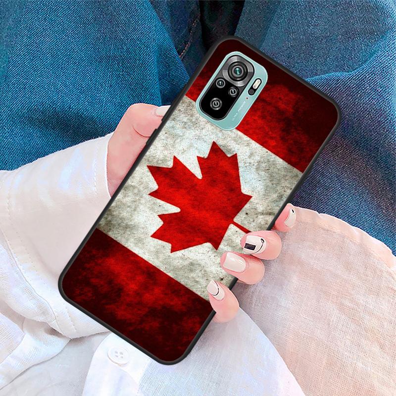 Canada Canadian Flag Case For Xiaomi Redmi Note 11 10 9 8 12 Pro Plus 9S 10S 11S 12S Cover For Redmi 12C 10 9 C