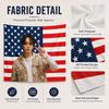 K-Pop Idol Tapestry flat print American Flag Stars Stripes Wall Hanging for Teen Bedroom Dorm Living Room Fan Gift