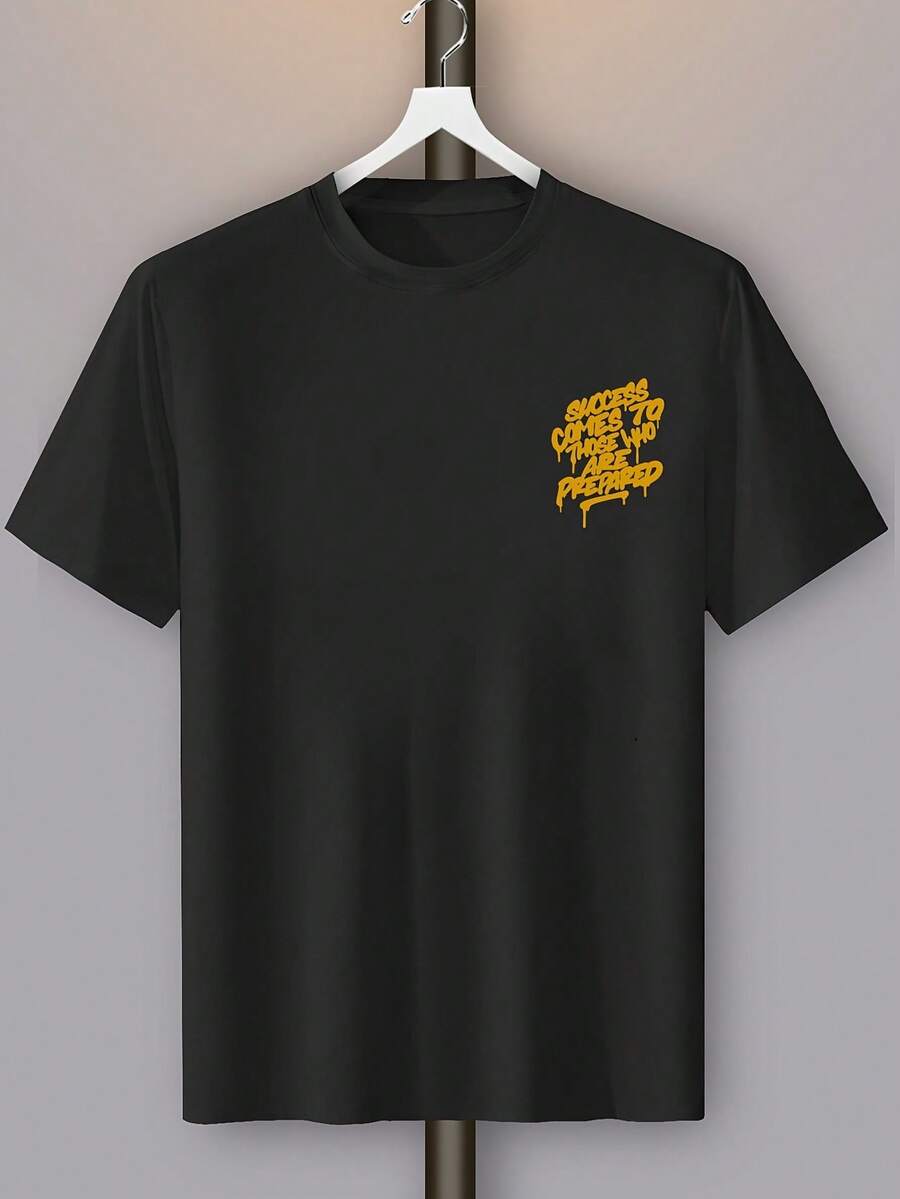 

Модная унисекс футболка с графическим принтом и слоганом L