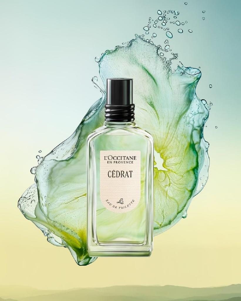 Eau de Toilette 50mL Perfume Fragrance for Men and Popular Birthday Gift L'OCCITANE Cédrat Women,