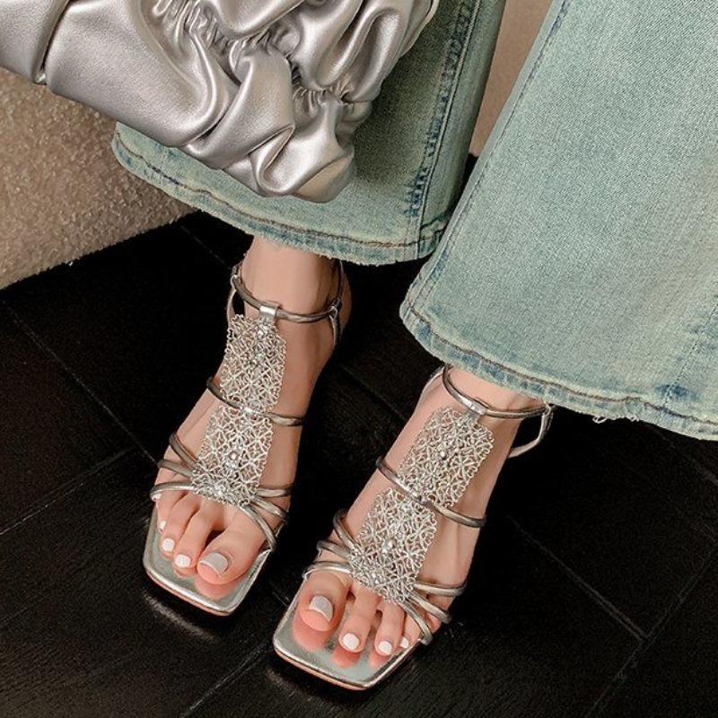 Fashion Women s Sandals One Word Ladies Shoes Pumps High Heels For Party and Weddings — фото 6