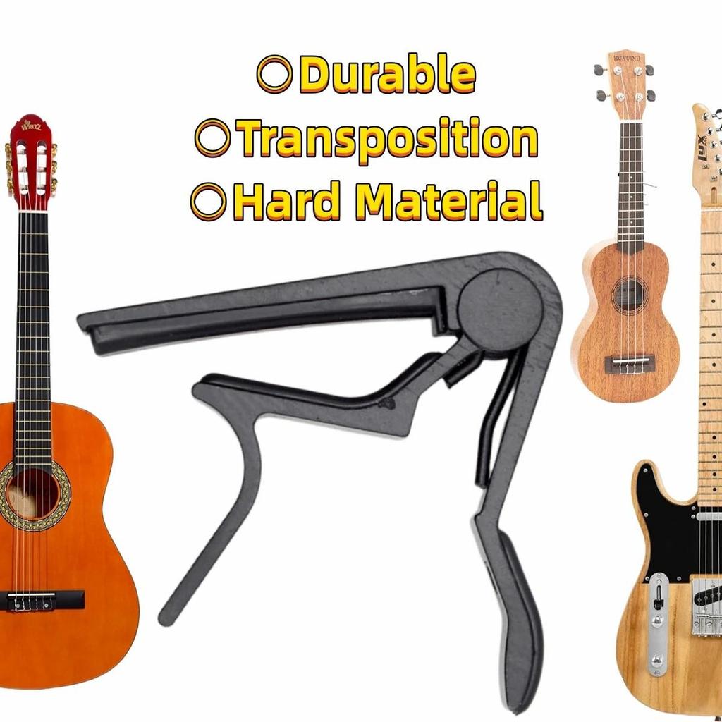 Gitarren-Capodaster-Stimmklemme für akustische, klassische und elektrische Gitarre