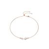 Swarovski Rose Gold Crystal Pearl Necklace 5729504