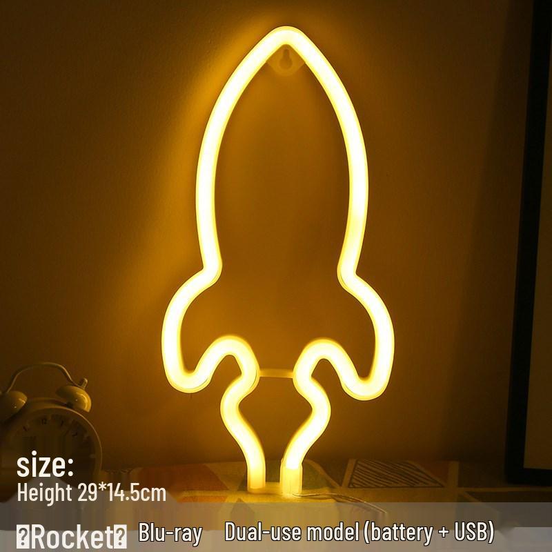 Trendy LED Neon Night Light Sign for Wall Décor