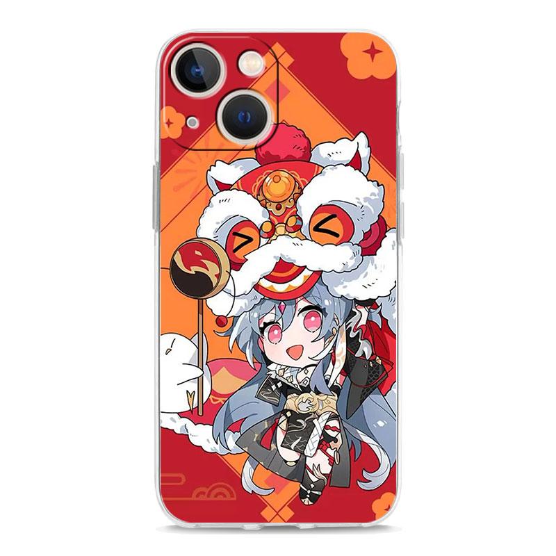 

Luxury Case For iPhone 15 14 13 12 11 Pro Max X Xs XR 7 8 Plus Bumper Phone Cases Clear TPU Cover Cute Honkai Impact 3rd Game iPhone 7 8 SE