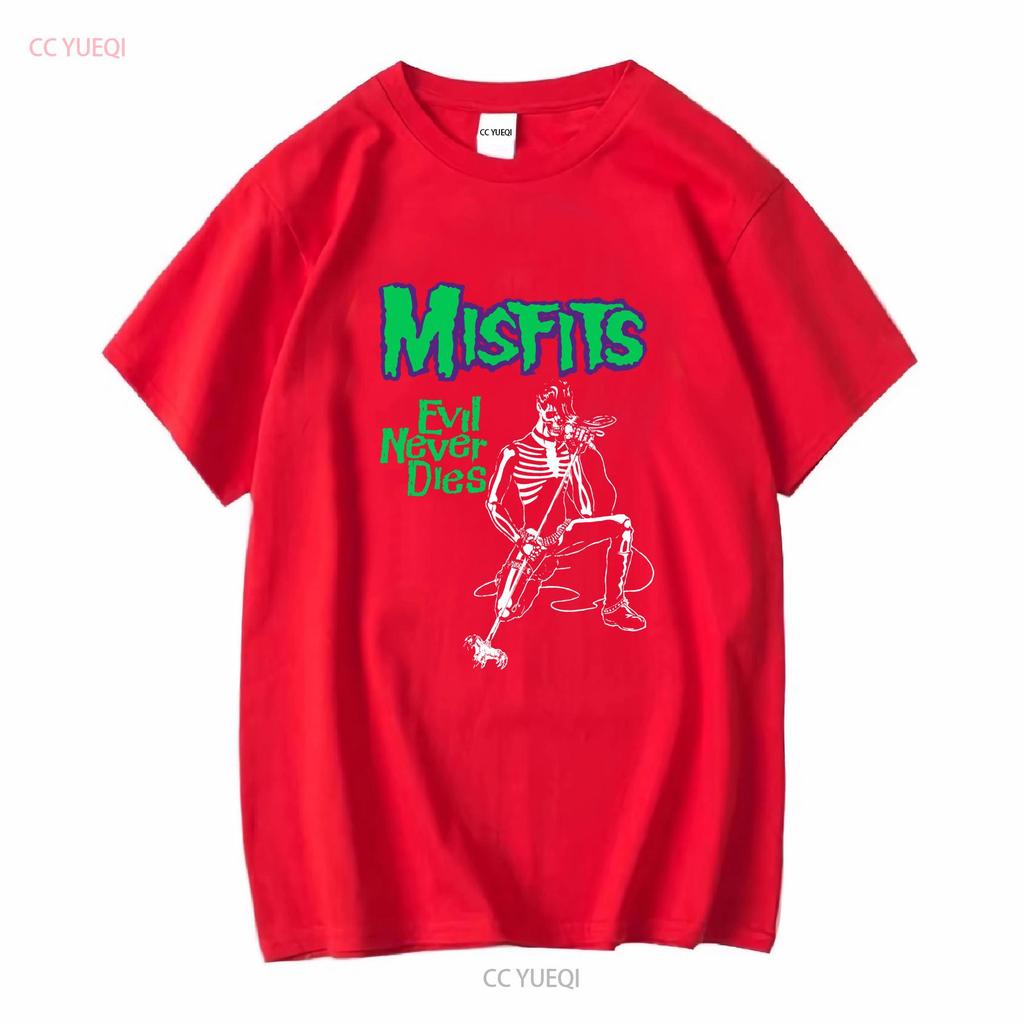 Vintage 80s MISFITS Evil Never Dies T Shirt Legacy of Brutality 1980s Danzig Punk Horror Goth Screen Stars Tag Vintage Washed