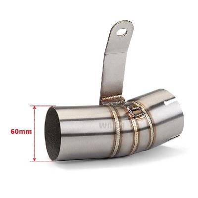 For BMW S1000RR 2019 2020 2021 2022 2023 Escape Motorcycle Exhaust Middle Link Pipe Slip-on 60mm Muffler