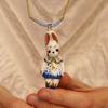 Vintage Cute Cartoon Animal Pendant Necklace For Women Retro  Jewelry Gifts