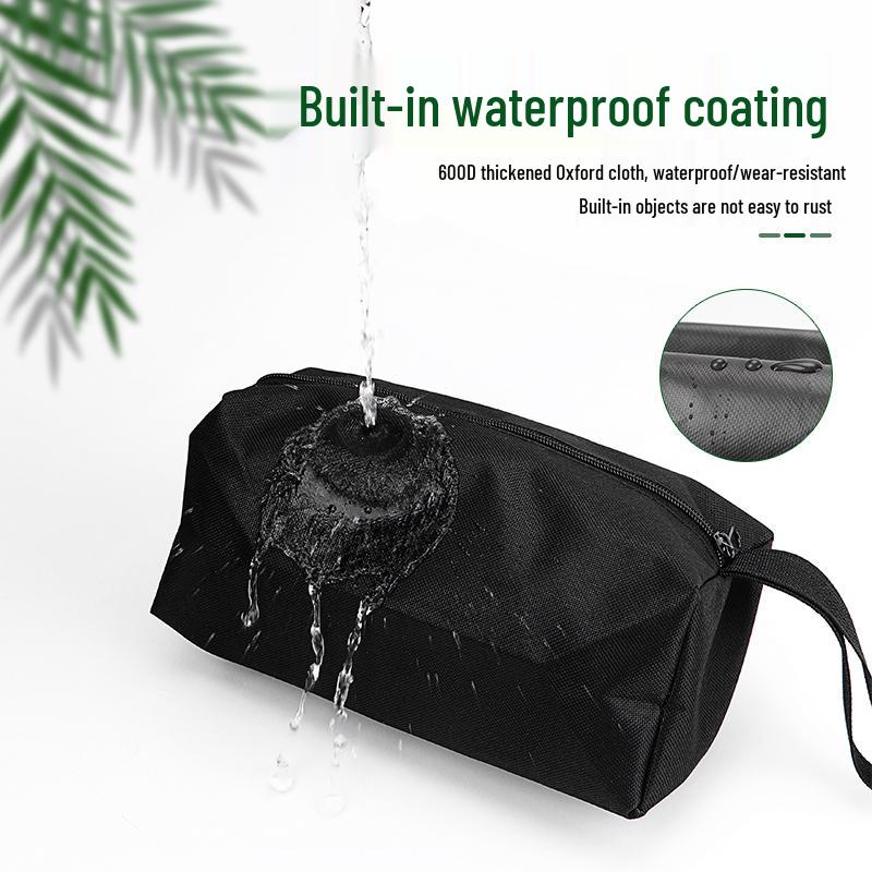 Heavy-Duty Canvas Tool Bag with Multifunctional Oxford Cloth for Electricians