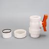 Deqi PVC Double Union Ball Valve