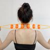 Manual Back and Shoulder Massager: Neck, Spine, and Meridian Relief Roller
