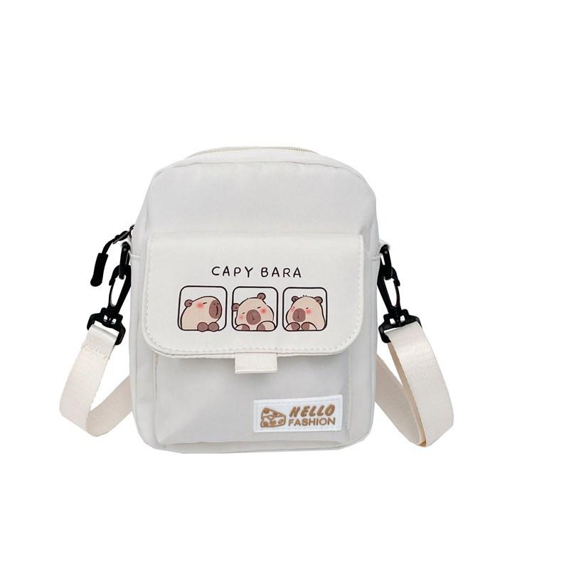 Crossbody Bag Student Small Square Bag Cute College Style Girl Versatile Mobile Phone Shoulder Bag Casual Small Satchel