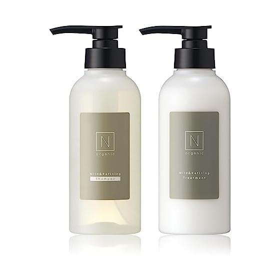 N organic mild & refining hair care set (shampoo treatment) Scalp-friendly moisturizing green citrus scent N organic