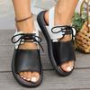 Fashion Women Sandals Comfortable Summer Sandals Shoes For Women New Flat Sandals Lace Up Summer Shoes Sandalias Mujer Casual Footwear