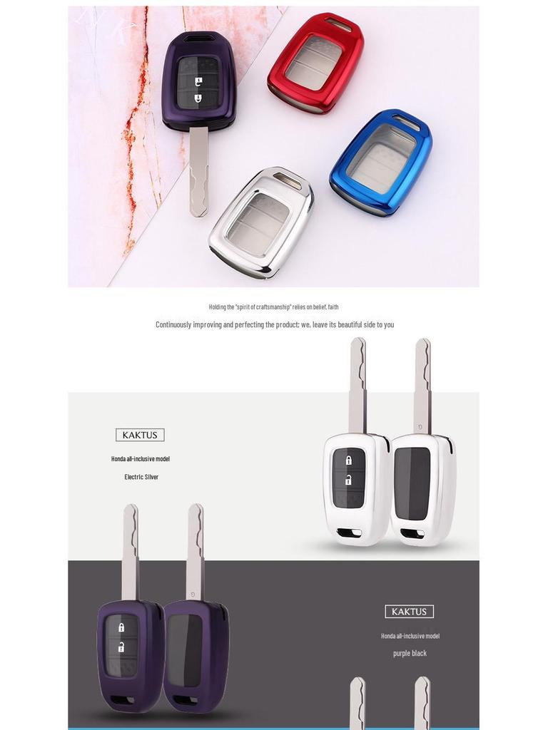 KAKTUS TPU Key Bag Shell for Older Fit, XRV, Vezel, Crider Start Key Cases