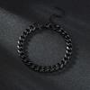 Europäisches Hip-Hop-Titan-Sechsseitiges Cuban-Link-Armband: Trendiger Retro Herrenschmuck aus Edelstahl