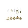Boules de Noël - Home ESPRIT - Lot de 55 - Doré - Multicolore - 28x6x24 cm - Polyéthylène