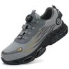 Rotating Button Safety Shoes Men Anti-smash Anti-puncture Work Shoes Fashion Men Sport Shoes Security Protective Boots Men