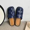 Hausschuhe Damen Neu Sommer Vintage Gewebt Hohl Sandalen Plateausandalen