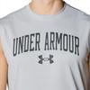 Under Armour Tech Comfortable Casual Soft Skin-Friendly Simple Basketball Vest Men Tops Gray 6001541-011