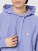 Hoodie Sweatshirt Fleece Long Sleeve Cotton 10oz One Point Logo Embroidery Reverse Weave Hooded Sweatshirt Dull Purple S [Champion] 100% C3-T110 Men's