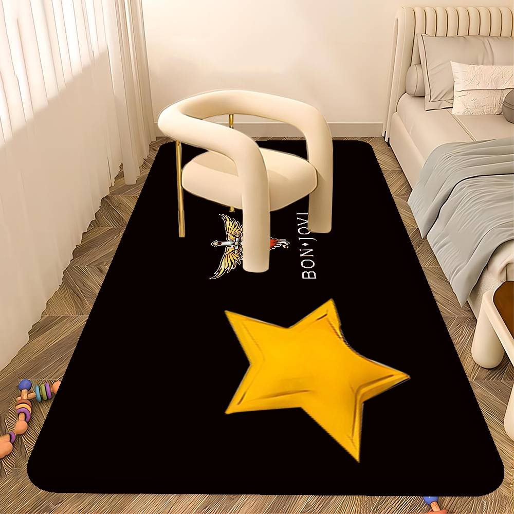 B-BonS Logo J-Jovi Entrance Door Mat Washable Non-Slip Living Room Sofa Chairs Area Mat Kitchen Welcome Doormat
