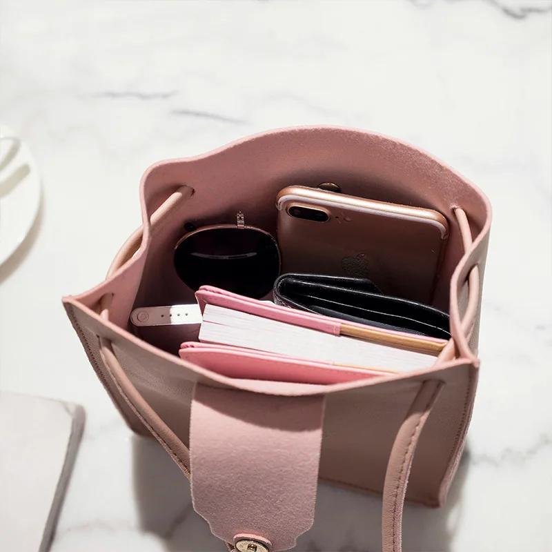 Vintage tassel crossbody bucket luxury woman bag feminine bags shoulder cord messenger crossbody bags main bag