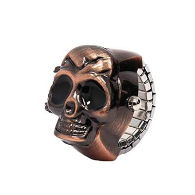 Κίτρινα Κουδουνάκια Αναλογικό Καντράν Ρολογιού Ελαστικά Ρυθμιζόμενα Δαχτυλίδια για Γυναίκες