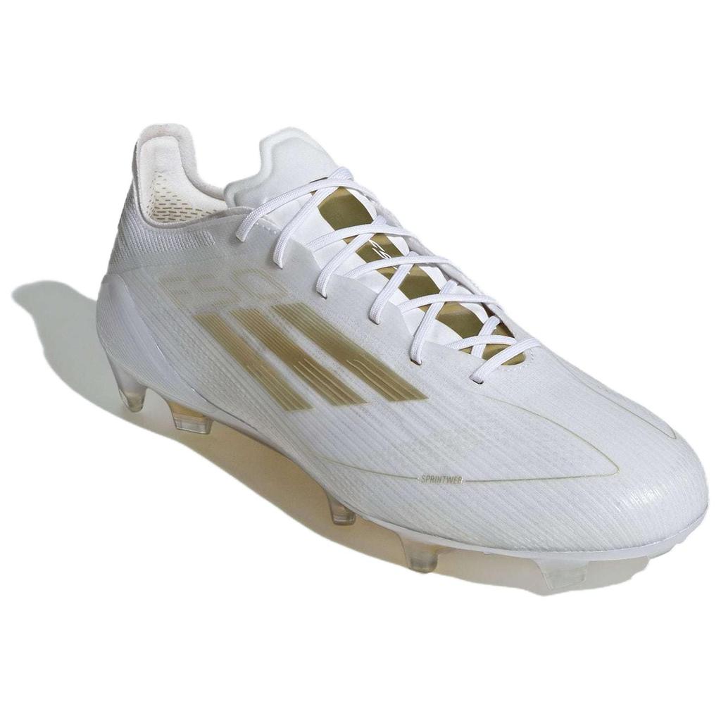 adidas Adizero F50 Elite FG Dayspark Pack Unisex Sneaker Weiß Cloud-Weiß Gold-Metallic IE3186