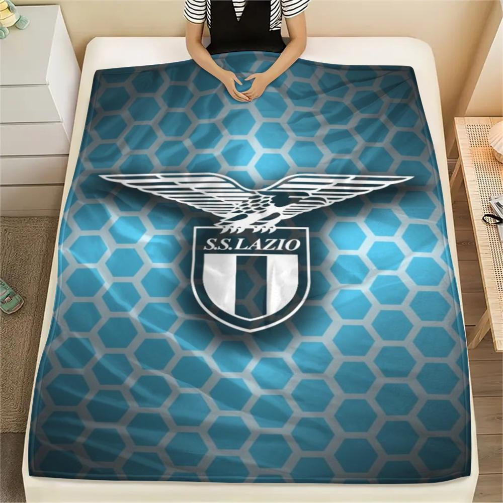 1PC Lazio Print Flannel Blanket, High Quality Comfortable for All Seasons, Home Decor, Warmth and Comfort, Perfect for Christmas Gifts