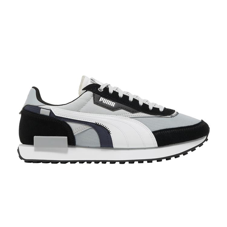 Puma Future Rider Displaced - Quarry Unisex-Sneaker Grau Weiß 383148-06