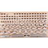 SHANHR 103Pcs/Set 1 Grade 0 Grade Inspection Block Gauge Test Caliper Blocks Measurement Instruments