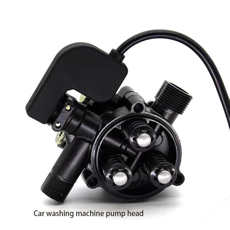 Household Portable High Pressure Cleaning Machine Car Wash Pump Head Car Wash Triangular Hole Pump Head Assembly