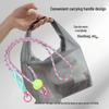Large Capacity Women's Makeup Bag - Portable, Multi-functional, Buckle Design, for Swimming, Toiletries, Handheld, Souvenir Storage