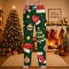 Men's Christmas Printed Pajama Pants for Casual Sleep