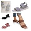 Stylish Fish-mouth Casual Sandals With Elastic Strap For Women Characters)