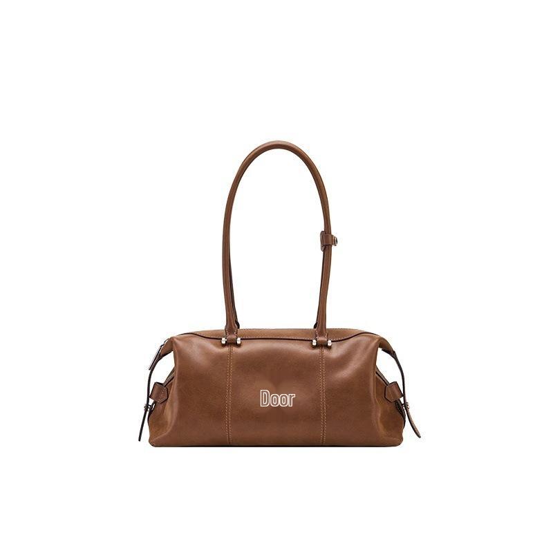 

Сумка для боулинга «Клоун» - Тоут из кожи растительного дубления с длинной ручкой и сумка-подушка через плечо 33*12*16