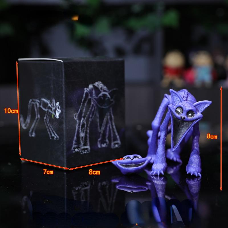 Smiling Critter CatNap Figures Poppy Time Purple Cat Sculpture Anime Figurines Statues Livingroom Decoration Desk Accessories