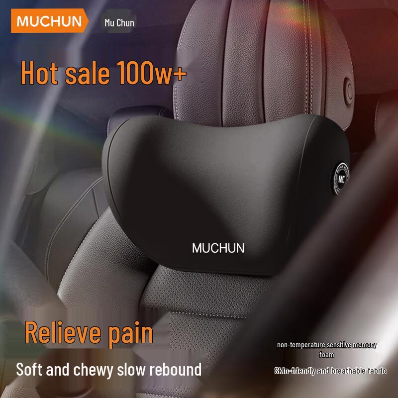 Memory Foam Car Headrest & Lumbar Support