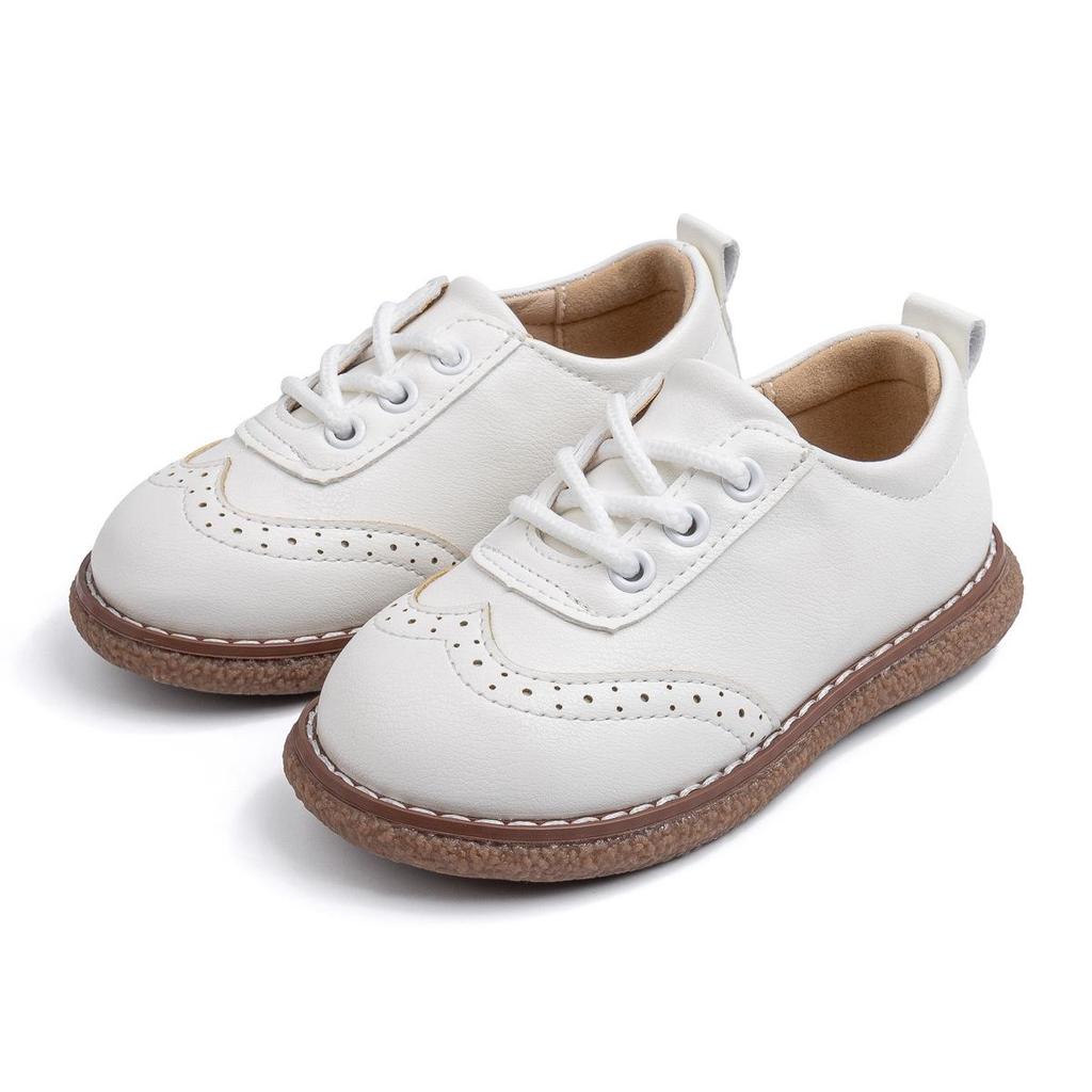 25. Jubiläum Rutschfeste Schnürschuhe mit weicher Sohle aus Leder für Jungen & Mädchen