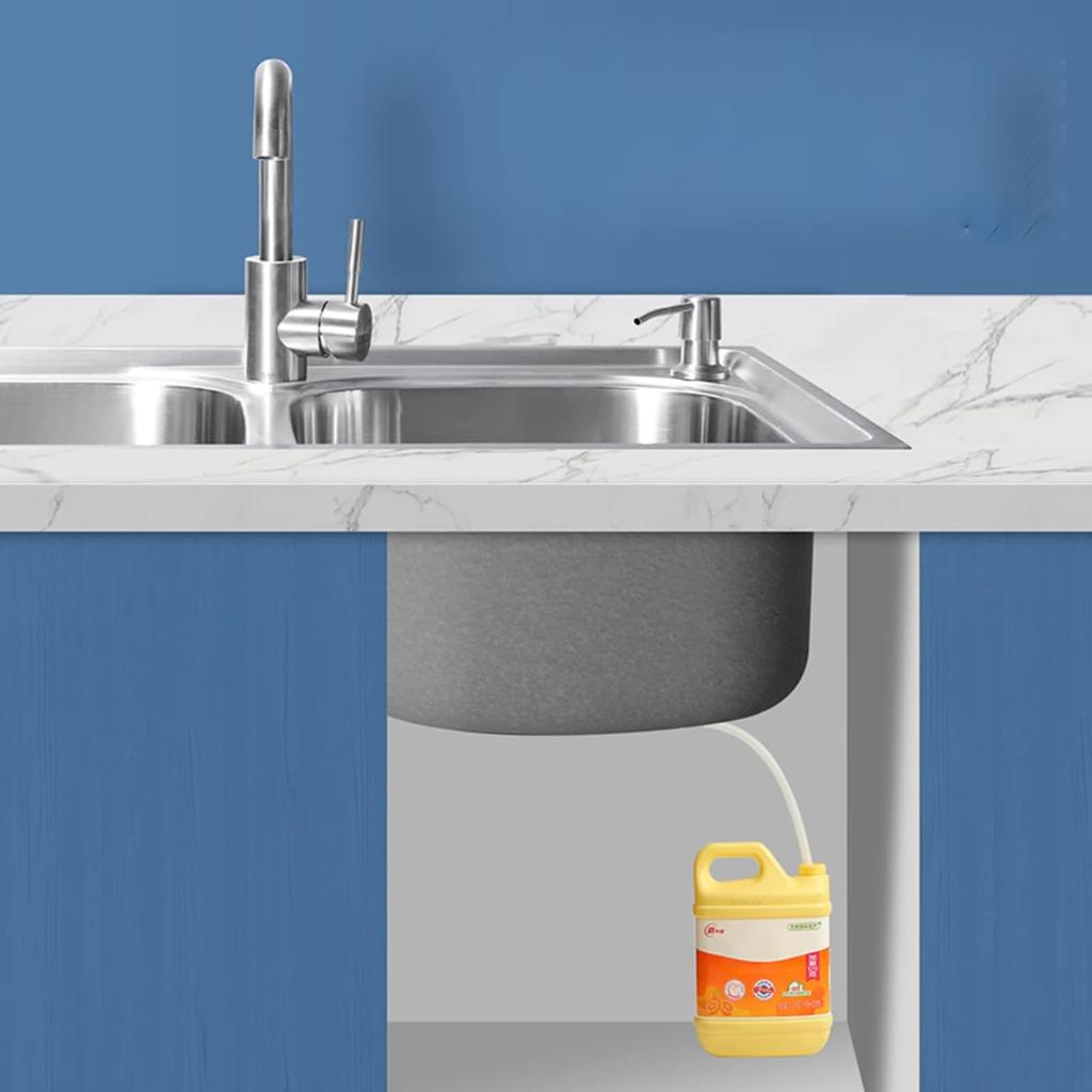 Sink Soap Dispenser Built-in Design Liquid Bottle. Soap Hydraulic Dispenser For Kitchen Kitchen Sink Soap Dispenser